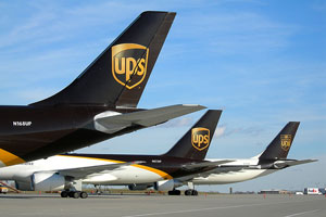 UPS planes lined up to deliver your bugs