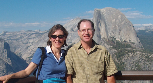 Liz and Jim at Glacier Point