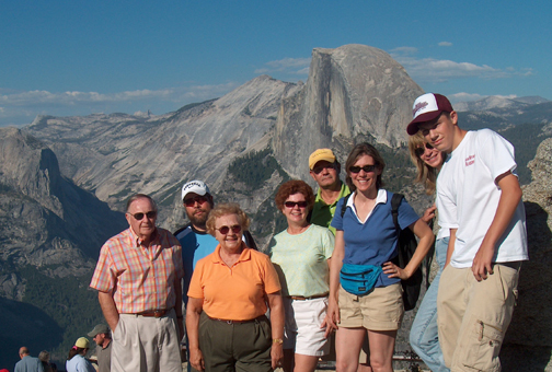 Group at Glacier Point