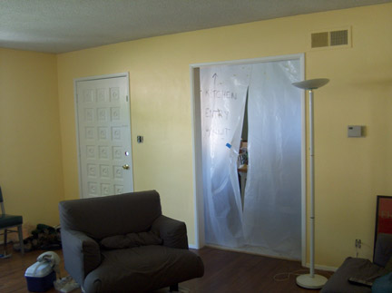 New color walls and door