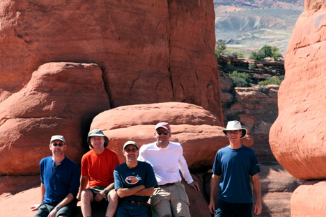 The Boys at the Delicate Arch