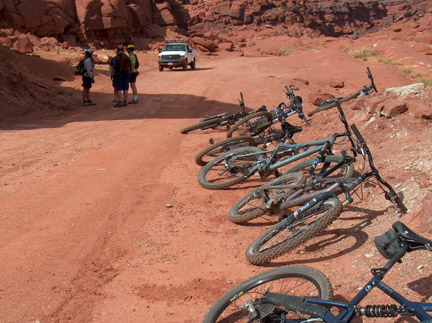 Row of bikes