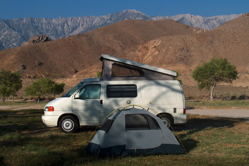 Camp at Lone Pine