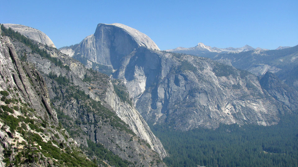 Half Dome and Yosemite Point