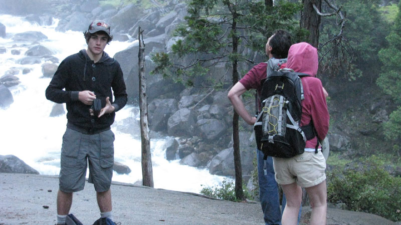 We have to stop and stare at Nevada Falls