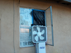 Exhaust fan from outside